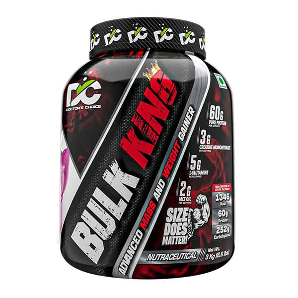 DC Doctor Choice Bulk King Advance Mass and Weight Gainer 3kg